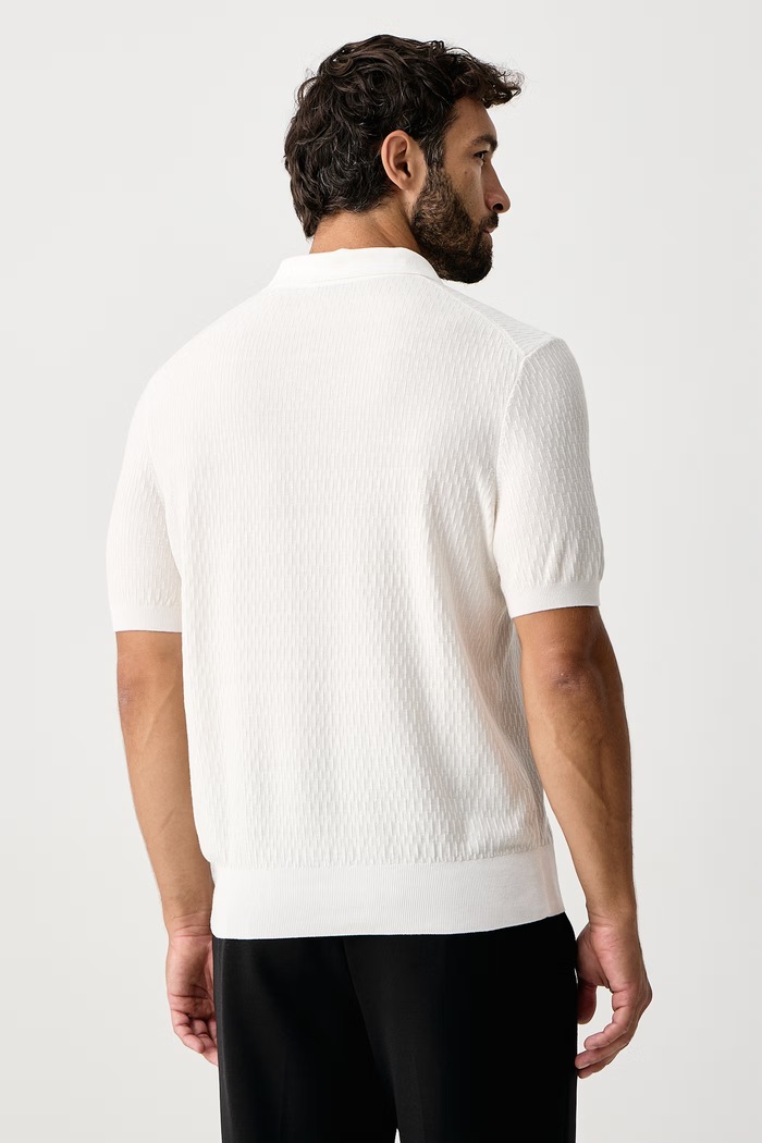 Odzież BOSS Polo męskie z lyocellem H-Lurazio 50565506 beżowy