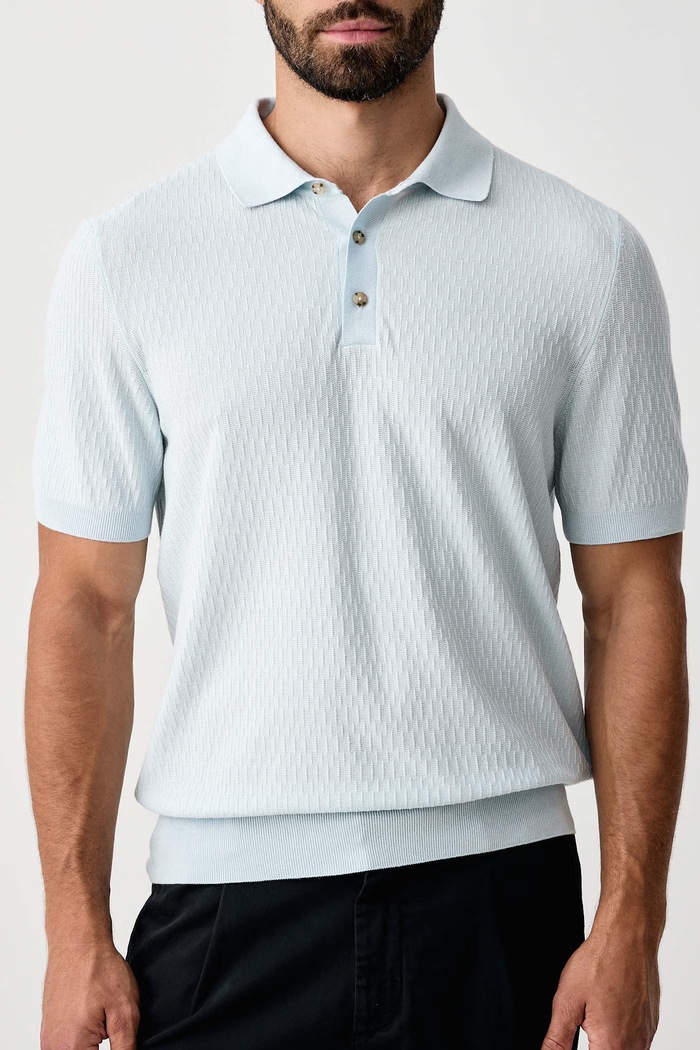 Polo majica za muškarce s lyocellom H-Lurazio BOSS 50565506 plava
