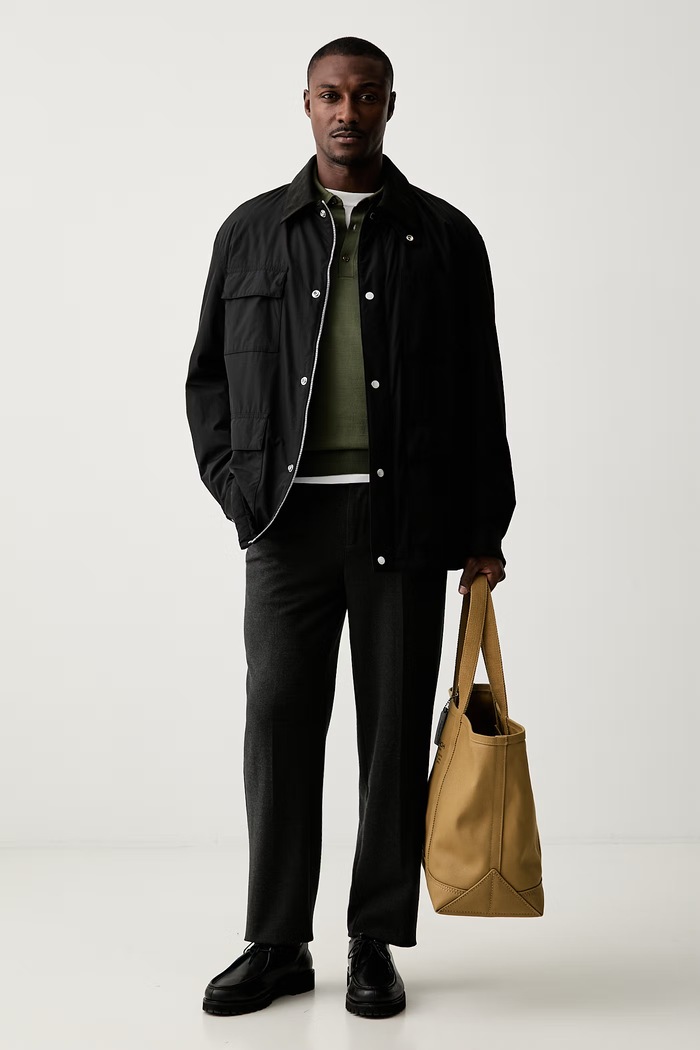 BOSS sveter pánsky vlnený H-Lancione 50565503 zelená AW26