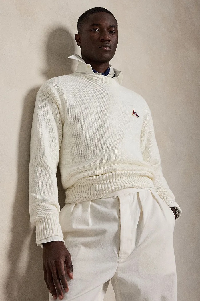 Polo Ralph Lauren pulover moški bombažen bež 710B17552
