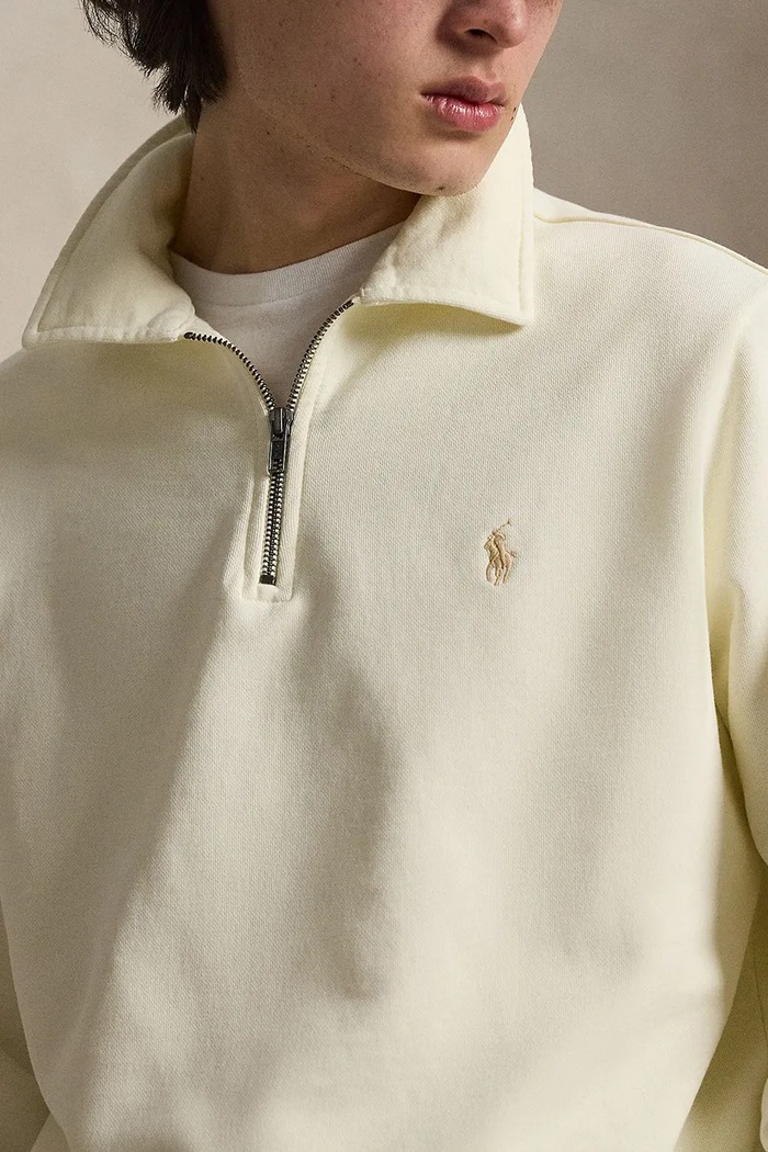 Polo Ralph Lauren pulover moški bombažen bež 710B18911