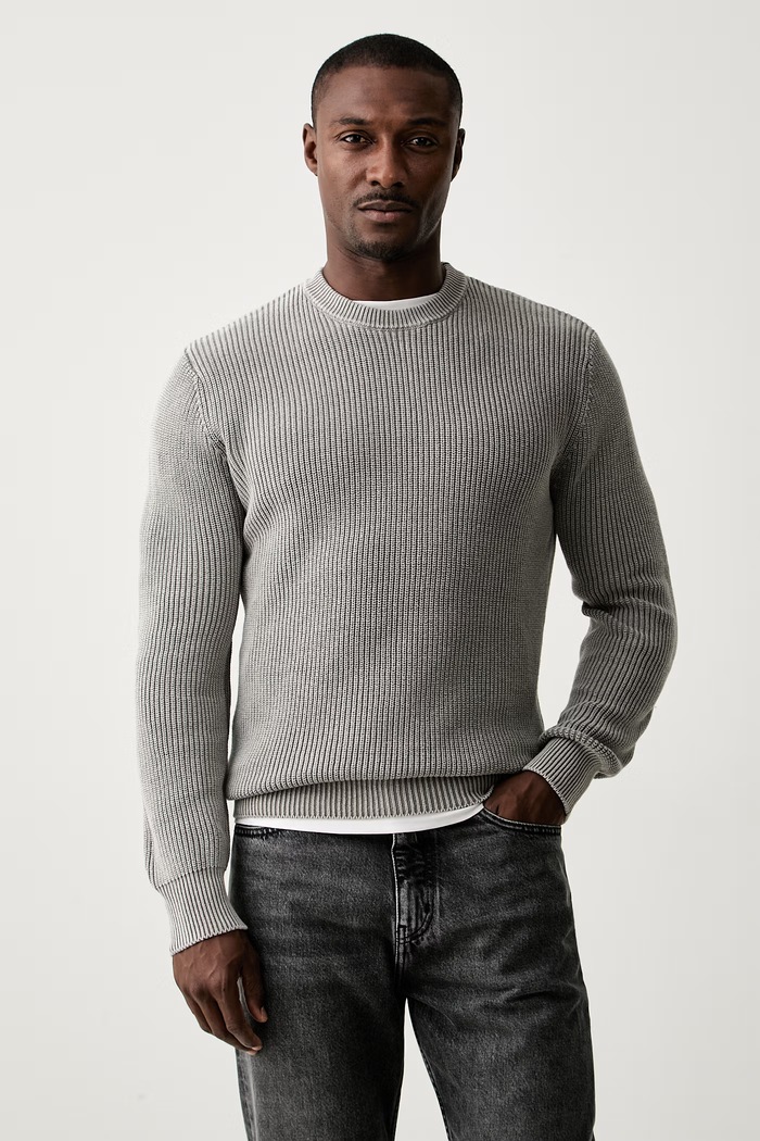 Guess sweter męski bawełniany MANNY szary M6YR20.Z0925