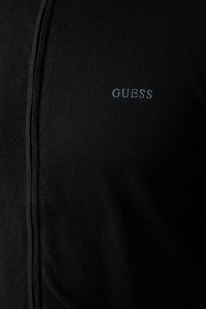 Guess свитер на застежке для мужчин MAGNUS M6YR08.Z0913 чёрный