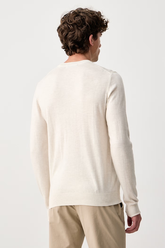Odzież Guess Sweter męski z dodatkiem jedwabiu MARCOS M6YR07.Z0912 beżowy