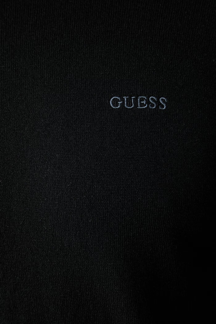 Guess sveter pánsky s prímesou hodvábu MARCOS M6YR07.Z0912 čierna