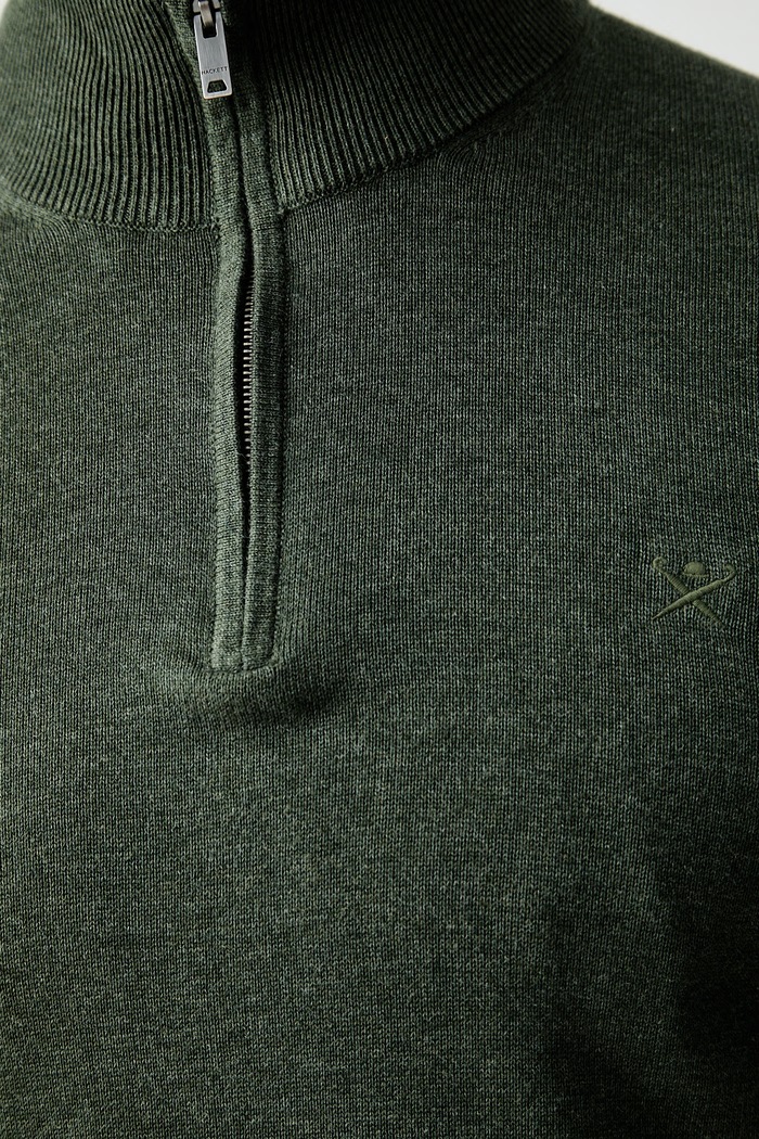 Hackett London sweter męski bawełniany HM7000117 zielony