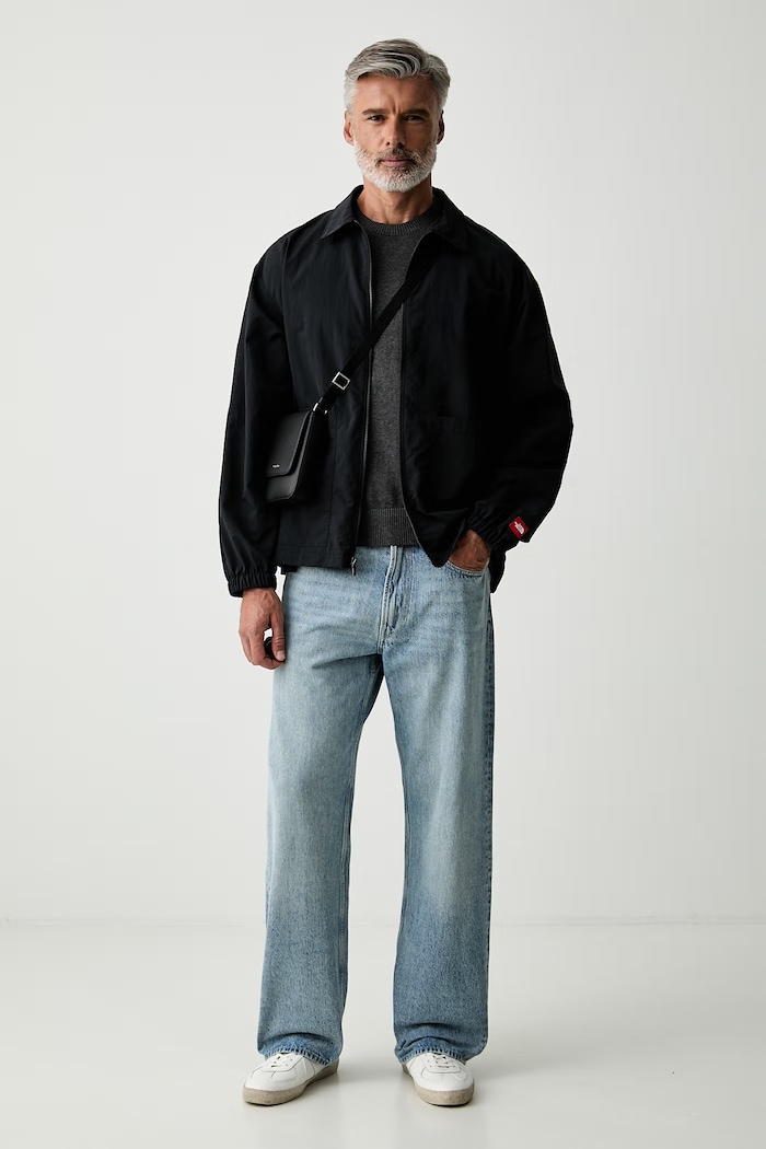 Hackett London свитер для мужчин из хлопка HM7000116 серый AW26