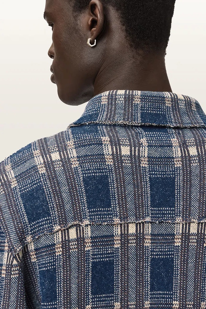 AllSaints kardigan męski z lnem SOLMAR M047KE