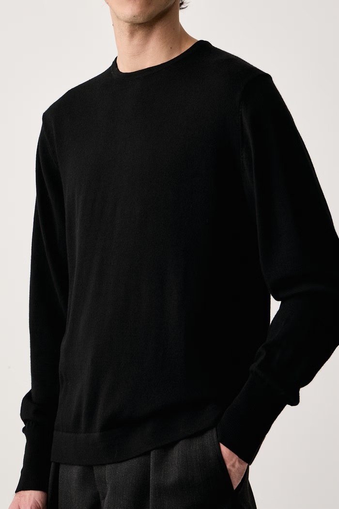 Officine Generale Pulover din lână merino NINA DLCXKNT305