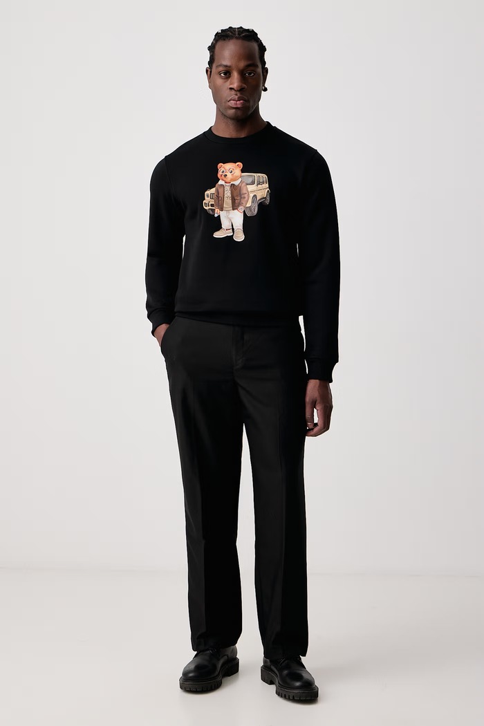 Baron Filou Bluza z bawełną 000016692 czarny AW26
