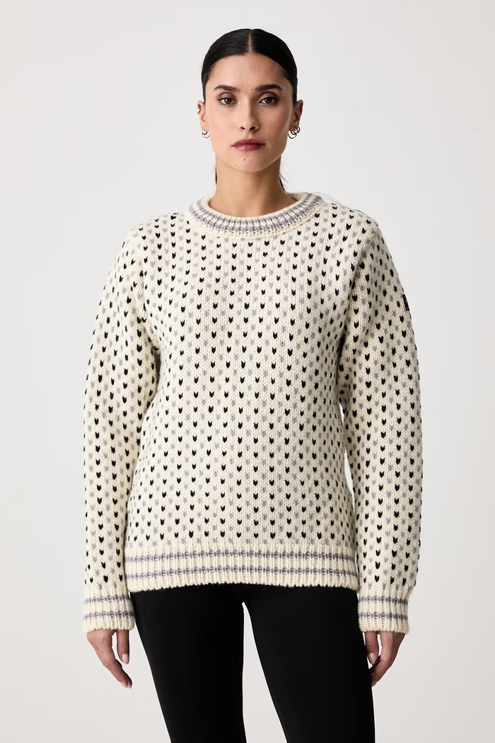 Devold Sweter wełniany Nordsjo Two-Tone beżowy PDTC.341.550.B