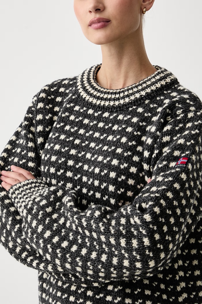 Sweter wełniany Original Islender Wool Devold PDTC.379.550.A szary