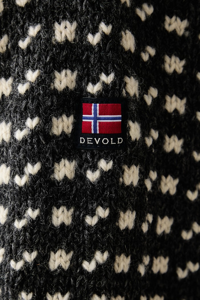 Sweter wełniany Original Islender Wool Devold szary PDTC.379.550.A