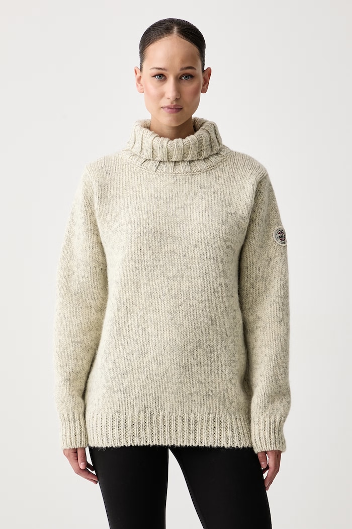 Devold Sweter wełniany Nansen Wool beżowy PDTC.386.392.S
