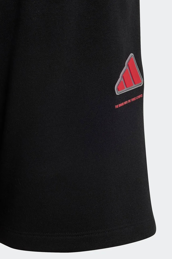 Kratke hlače za djecu s pamukom adidas KX4152 crna