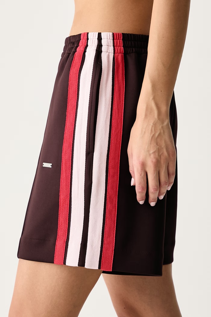 Szorty sportowe damskie P.E Nation 263S072 brązowy