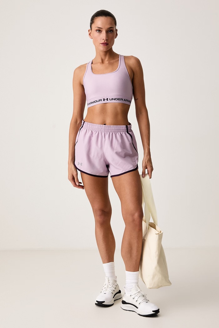 Under Armour Szorty sportowe damskie Fly By 1382438.698 fioletowy AW26