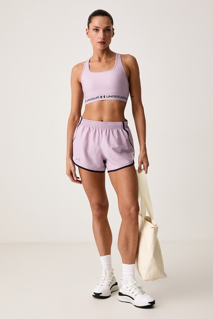 Under Armour Szorty sportowe damskie Fly By 1382438.698 fioletowy AW26