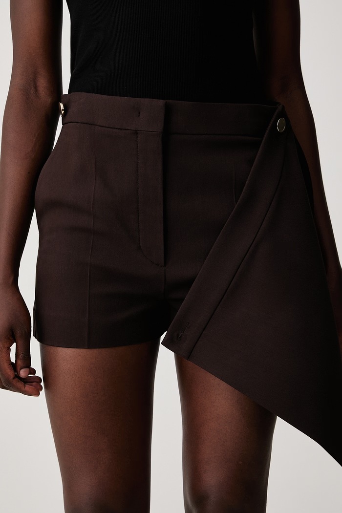 Sportmax Ottuso spódnicospodnie z wiskozą damskie 2622146021600 brązowy