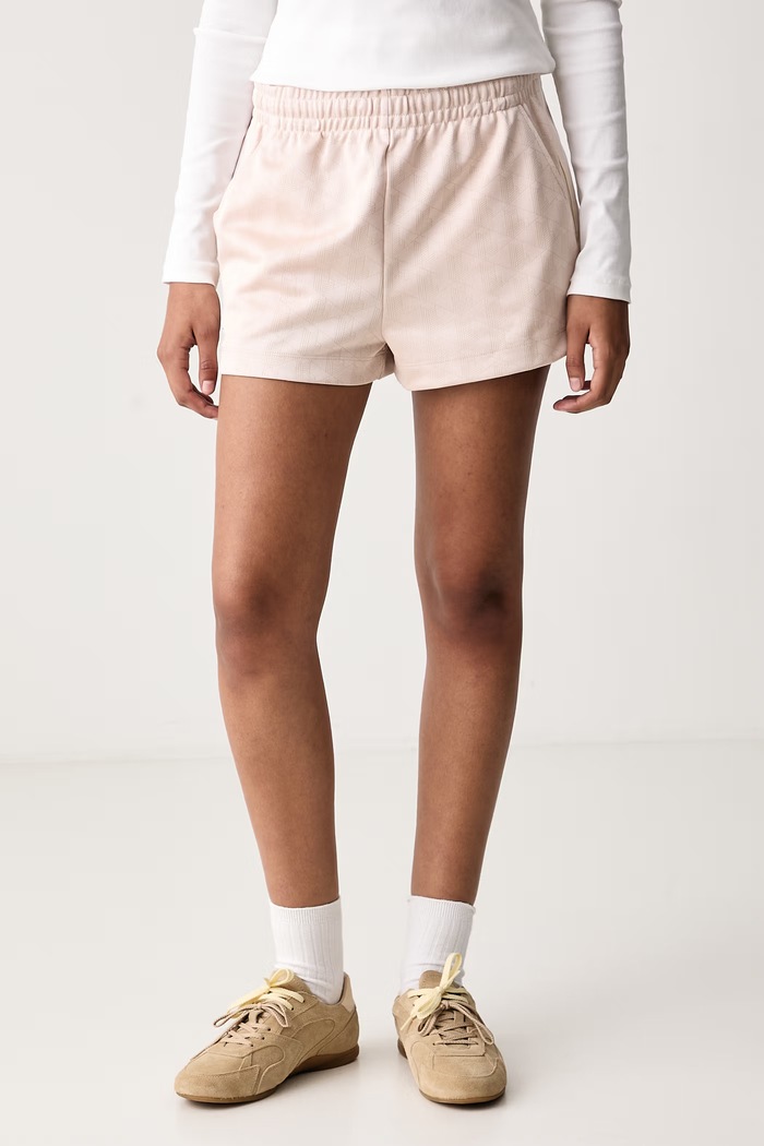 Lacoste Szorty dresowe damskie różowy GF9193