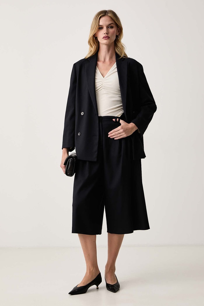 Seventy Venezia Bermudy damskie BA0157.220745 granatowy AW26