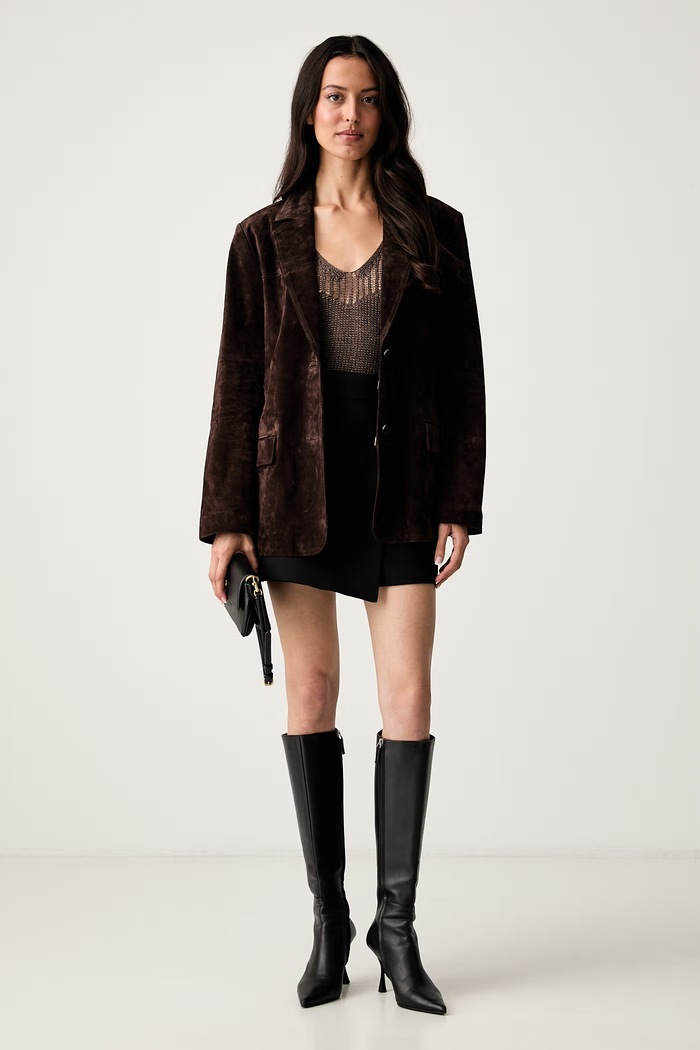 Morgan szorty damskie SHERLOK czarny AW26