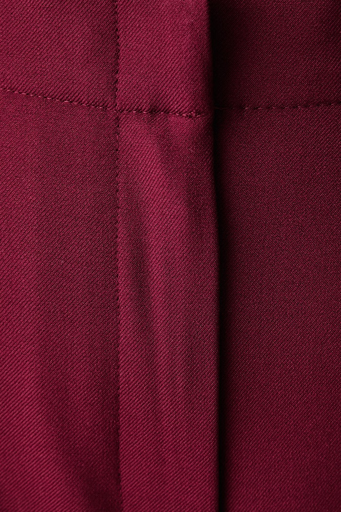 Spodnie capri United Colors of Benetton 4L4HDF0CL bordowy