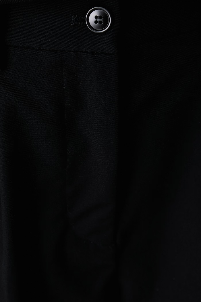 Къс панталон дамски с добавен лиосел United Colors of Benetton 4NKCD902X черен