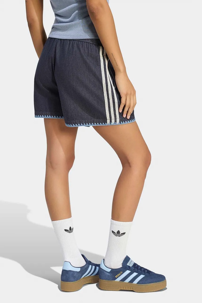 adidas Originals Szorty damskie jeansowe Resort KX0747 granatowy AW26
