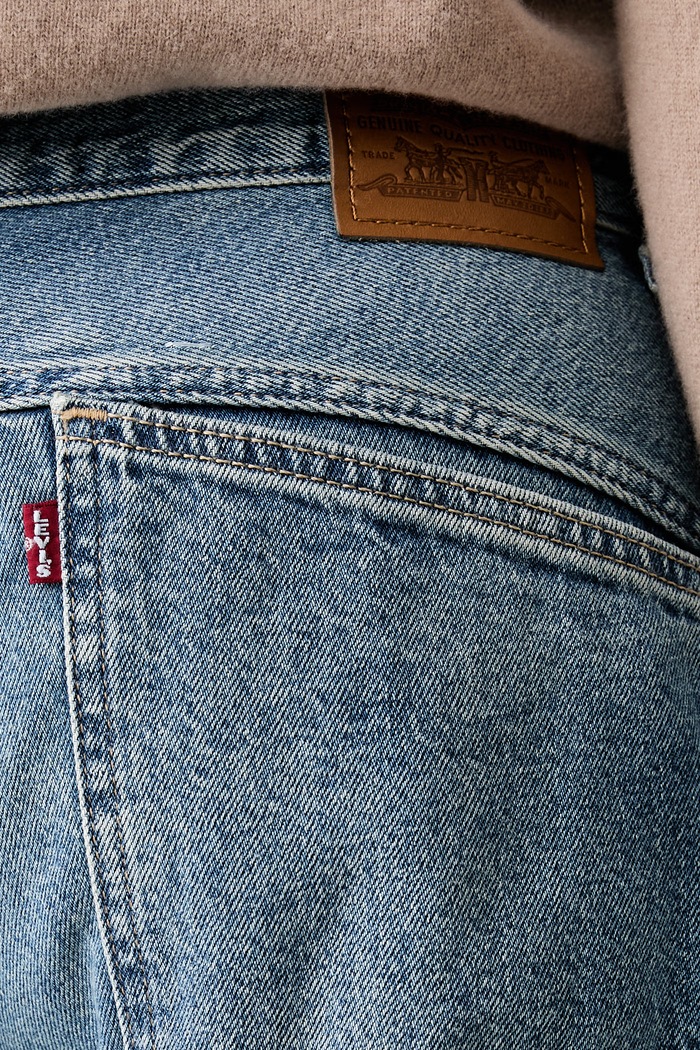 Levi's szorty damskie jeansowe SUPER BAGGY JORT niebieski 005DT