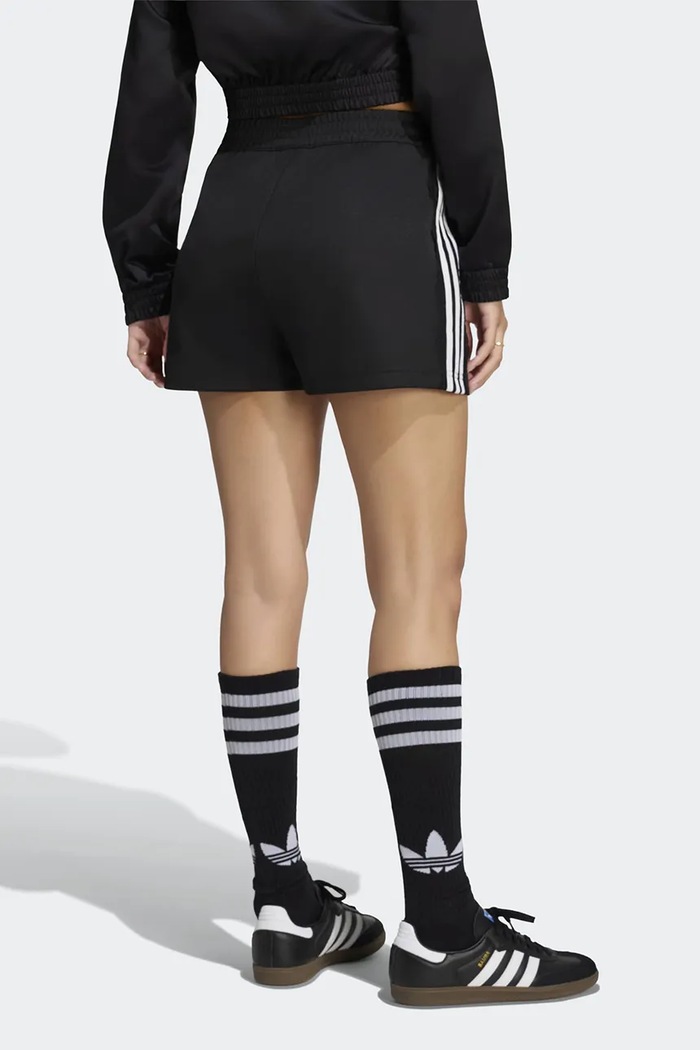 adidas Originals Szorty dresowe damskie z bawełną Lace Injection LG4267 czarny AW26
