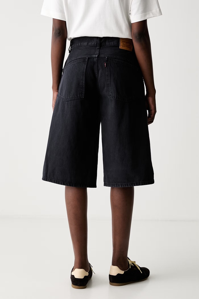 Oblačila Levi's kratke hlače ženske denim 107289.A18E črna
