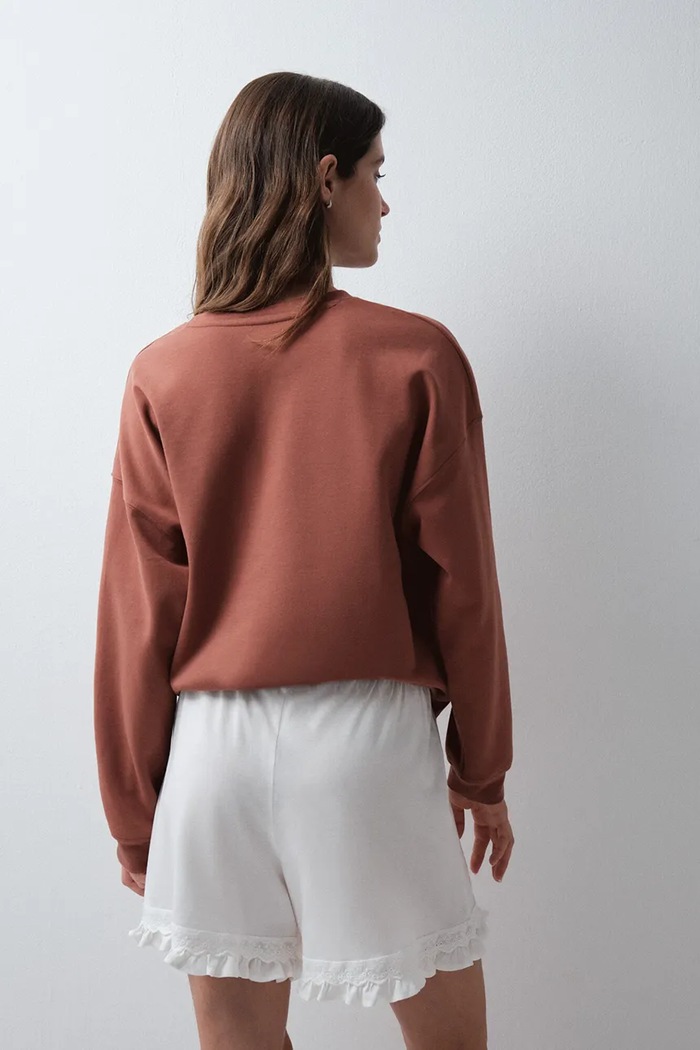 Odzież women'secret Szorty damskie z modalem 3704540 beżowy