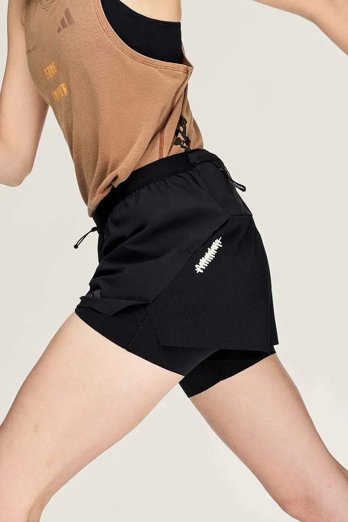 Adidas Running x Song For The Mute σορτς 2 σε 1 Γυναικεία adidas Originals KW8031 μαύρο