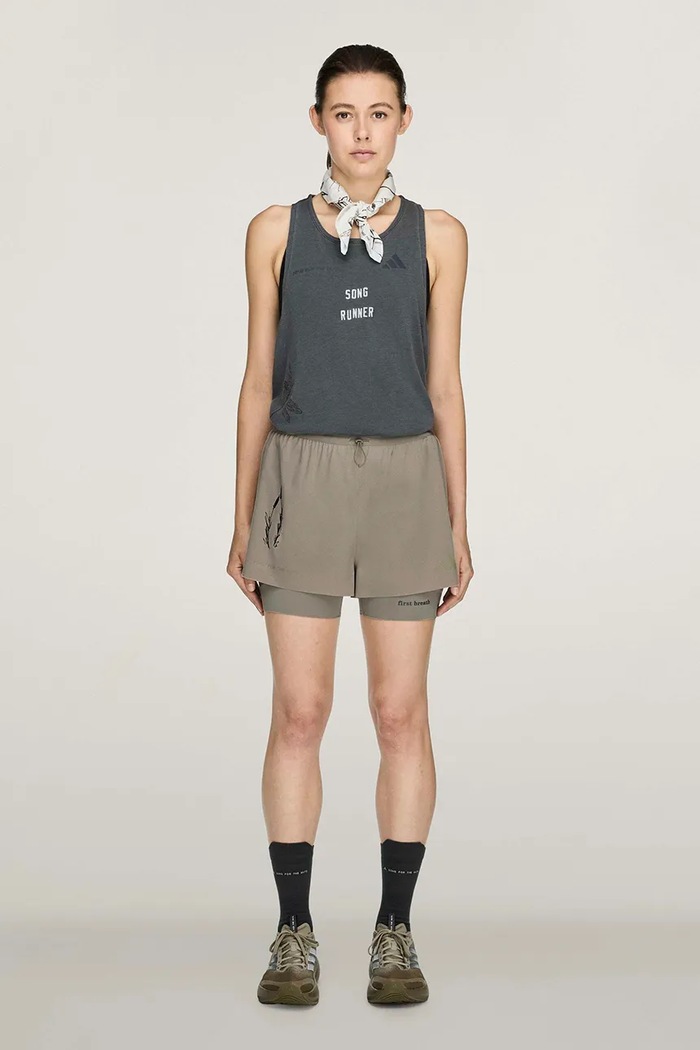 adidas Originals Adidas Running x Song For The Mute спортен къс панталон дамски KW8030 зелен AW26