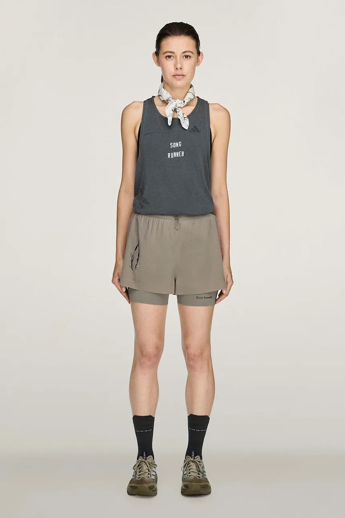 adidas Originals Adidas Running x Song For The Mute спортен къс панталон дамски KW8030 зелен AW26