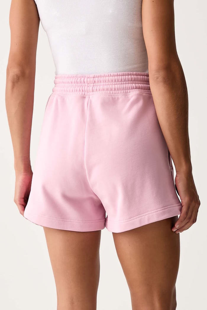 Odjeća adidas by Stella McCartney Kratke hlače za žene od pamuka KR6290 roza