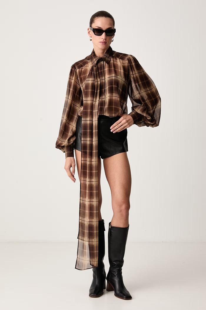 Bardot Szorty damskie z imitacji skóry JAYLA 60059PB3 czarny AW26