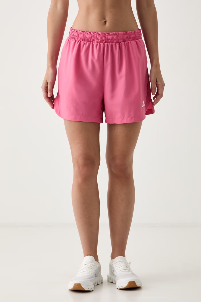 adidas Performance szorty sportowe damskie Three Stripes Studio różowy KY3132