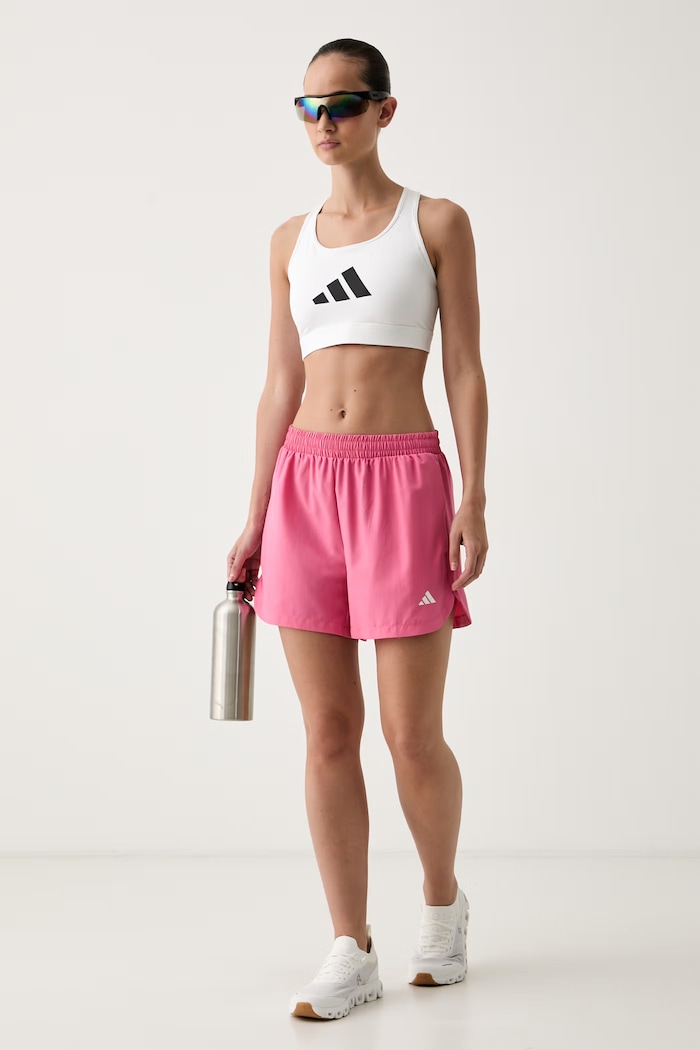 adidas Performance szorty sportowe damskie Three Stripes Studio KY3132 różowy AW26