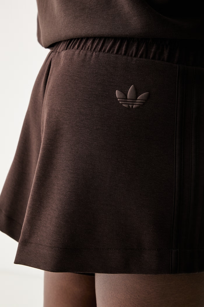 adidas Originals σορτς επίσημα γυναικεία καφέ KY9225