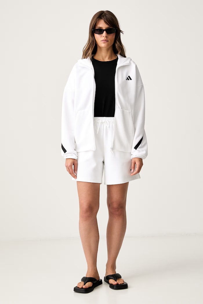 adidas szorty damskie Z.N.E KF6353 biały AW26