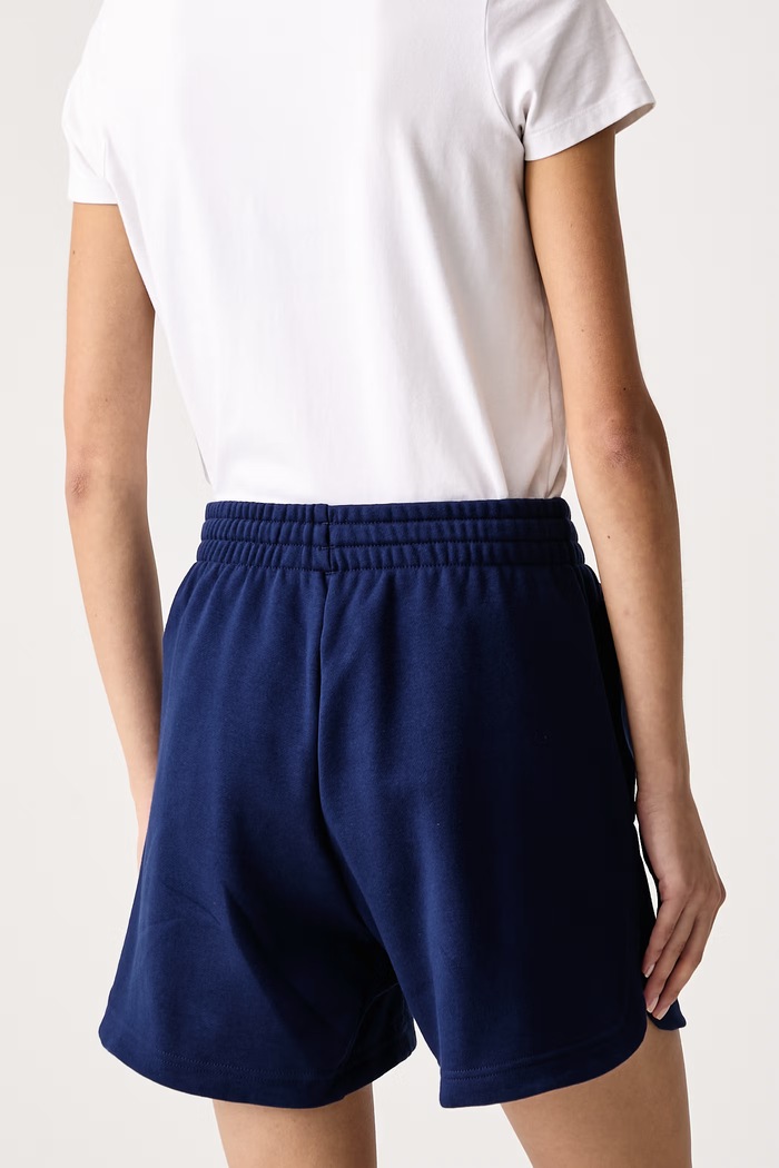 Ρούχα adidas Σορτς επίσημα γυναικεία με βαμβάκι Essentials KX3171 σκούρο μπλε