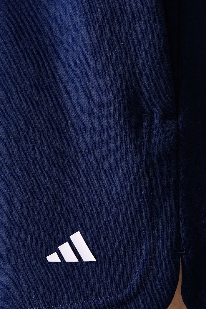 Σορτς επίσημα γυναικεία με βαμβάκι Essentials adidas KX3171 σκούρο μπλε