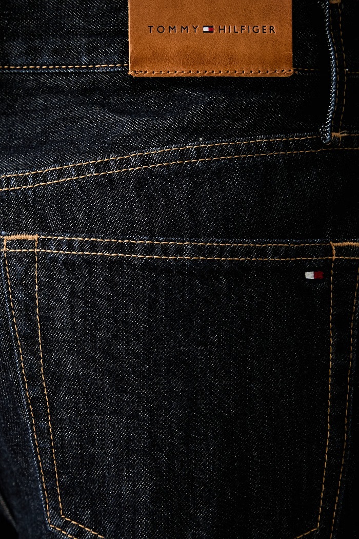 Tommy Hilfiger šortky dámské námořnická modř WW0WW49973
