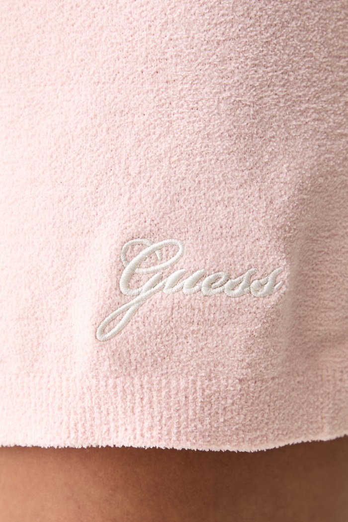 Szorty lounge damskie ARIA Guess O6BD01.Z1148 różowy