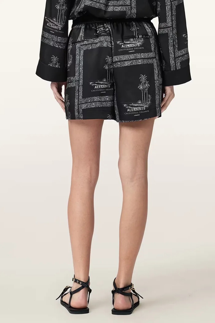 AllSaints szorty damskie LETTIE W072TE czarny AW26