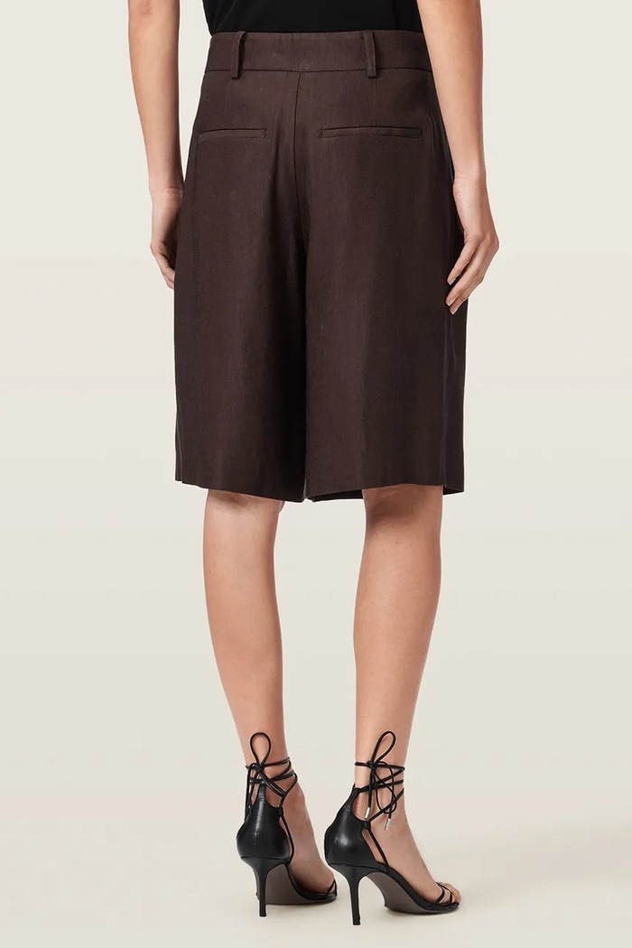 AllSaints Pantaloni scurți pentru femei cu in CHARLEY W031QE maro AW26