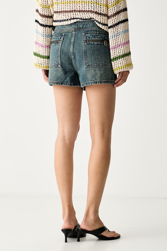 Odzież Miss Sixty spódnicospodnie damskie jeansowe 6M2JJ41100 niebieski