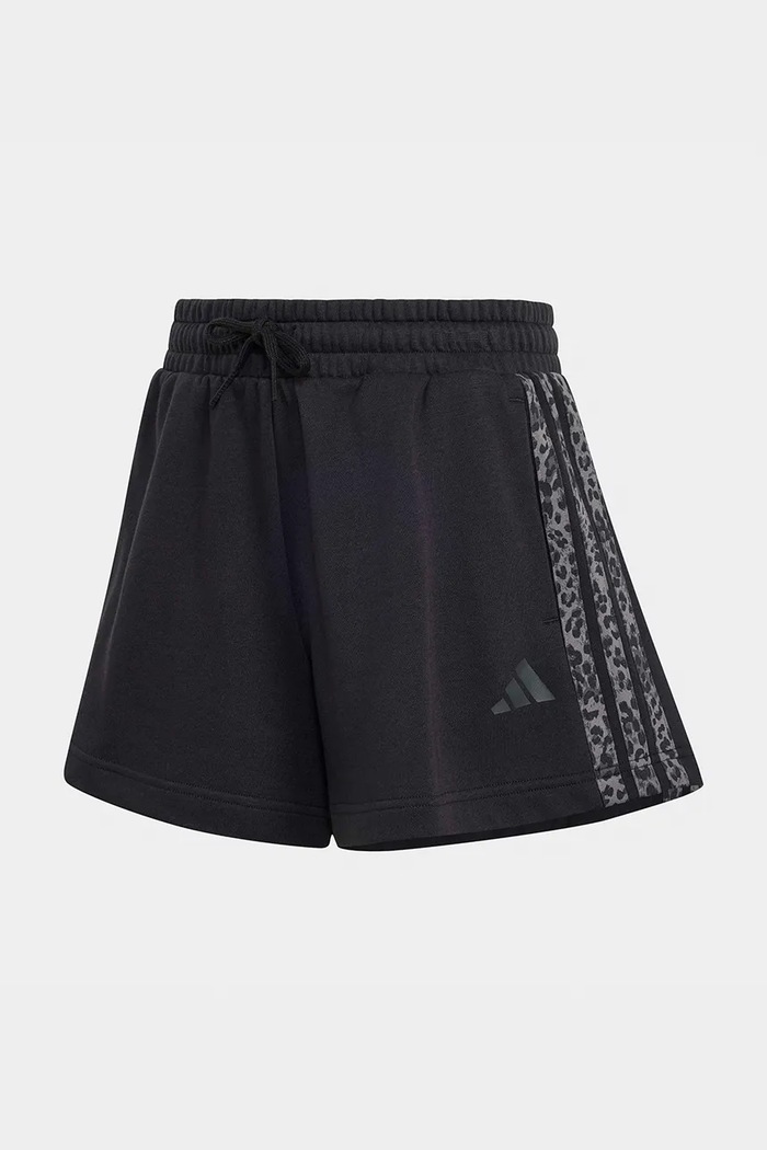 adidas teplákové šortky detské s bavlnou KC7202 čierna AW26